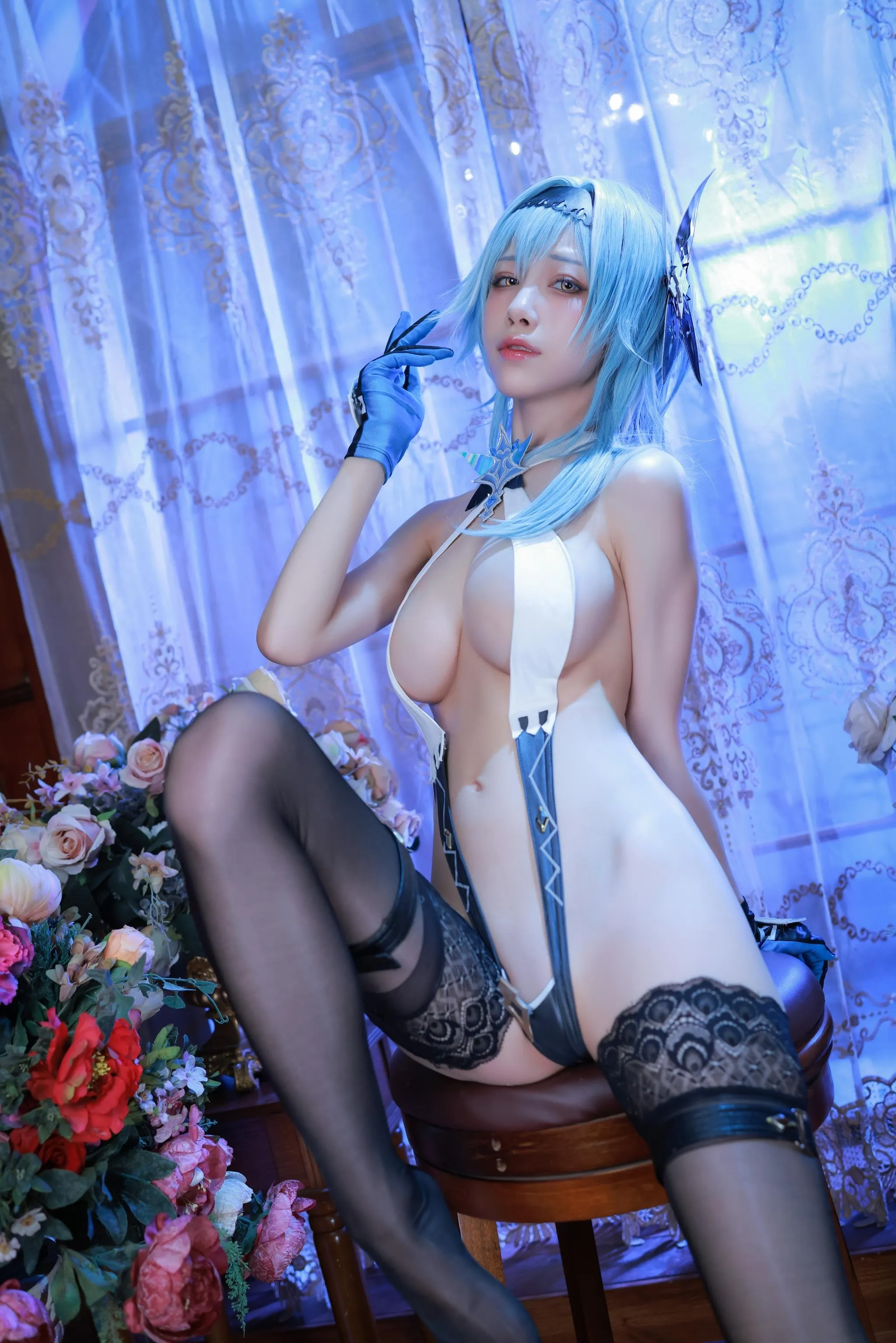 水淼Aqua – NO.89 原神 优菈 3套-内衣装60p [60P]插图8